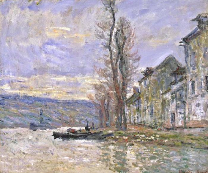 Claude Monet River at Lavacourt Spain oil painting art